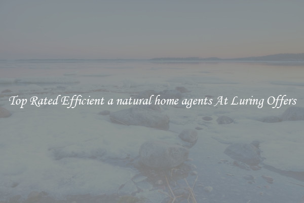 Top Rated Efficient a natural home agents At Luring Offers