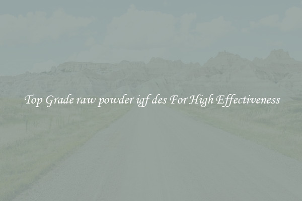 Top Grade raw powder igf des For High Effectiveness
