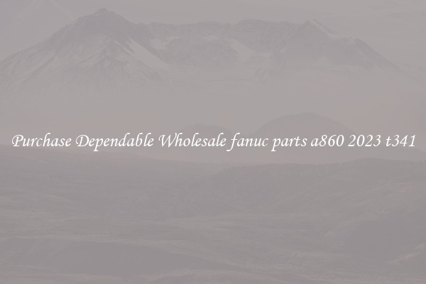 Purchase Dependable Wholesale fanuc parts a860 2023 t341