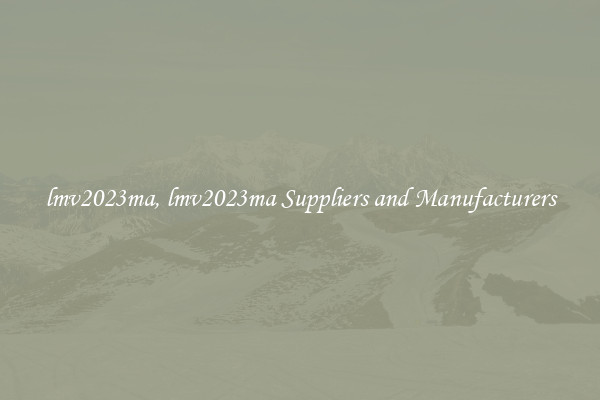 lmv2023ma, lmv2023ma Suppliers and Manufacturers