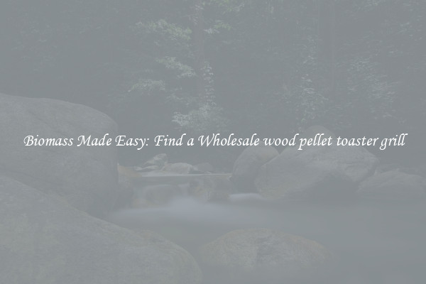  Biomass Made Easy: Find a Wholesale wood pellet toaster grill 