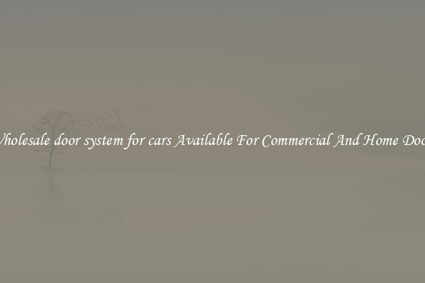 Wholesale door system for cars Available For Commercial And Home Doors