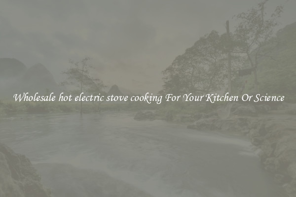 Wholesale hot electric stove cooking For Your Kitchen Or Science