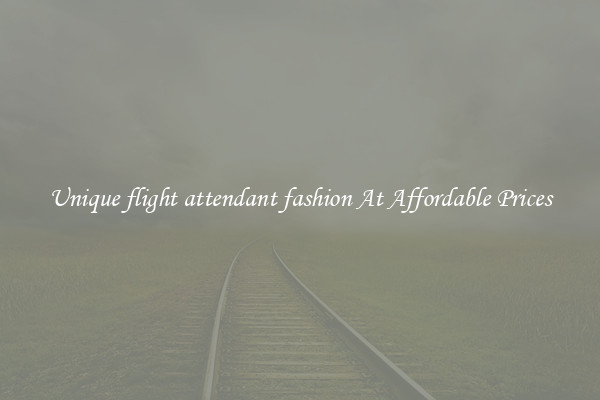 Unique flight attendant fashion At Affordable Prices
