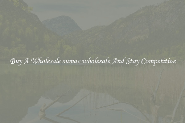 Buy A Wholesale sumac wholesale And Stay Competitive